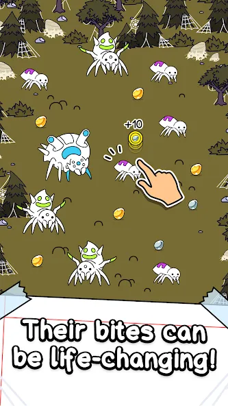Spider Evolution: Idle Game (Спайдер Эволюшн) [МОД Mega Pack] Screenshot 2