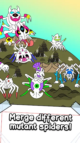 Spider Evolution: Idle Game (Спайдер Эволюшн) [МОД Mega Pack] Screenshot 3