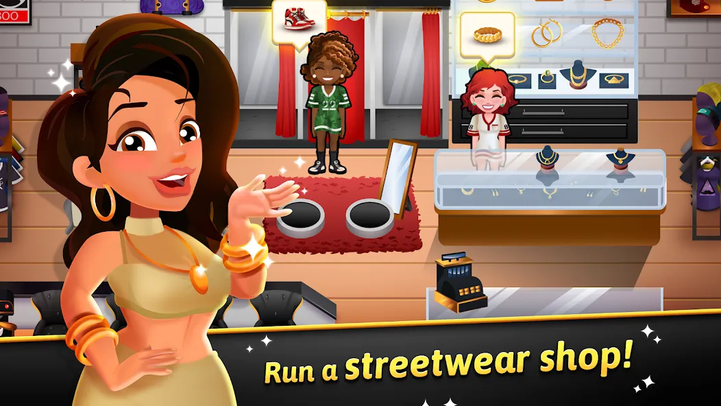 Hip Hop Salon Dash Beauty Game (Хипхоп салон Дэш красивая игра) [МОД Меню] Screenshot 1