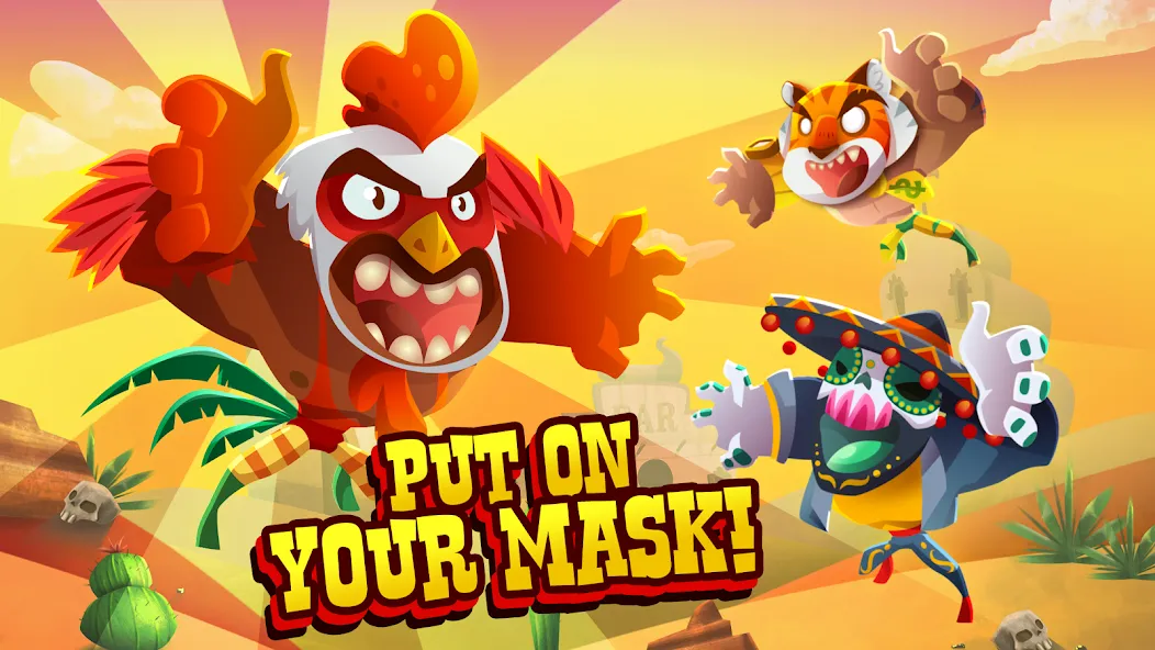 UFB Lucha Libre: Fight Game (УФБ Луча Либре) [МОД Бесконечные деньги] Screenshot 1