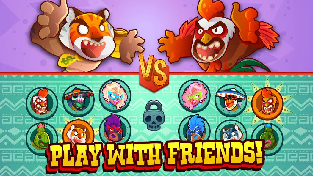 UFB Lucha Libre: Fight Game (УФБ Луча Либре) [МОД Бесконечные деньги] Screenshot 3