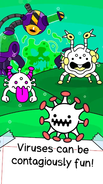 Virus Evolution: Merge Game (Вирус Эволюшн) [МОД Mega Pack] Screenshot 1