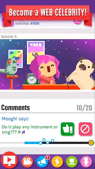 Vlogger Go Viral: Tuber Life (Влогер Стань Вирусным) [МОД Unlimited Money] Screenshot 5