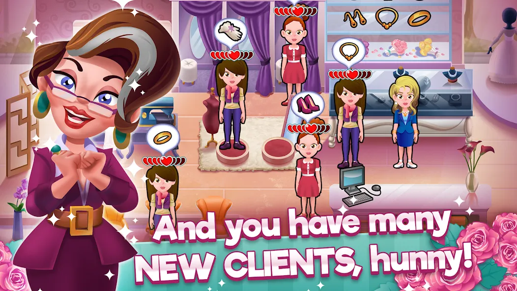 Wedding Salon Dash Bridal Shop (Свадебный салон Дэш Бутик невест) [МОД Много денег] Screenshot 2