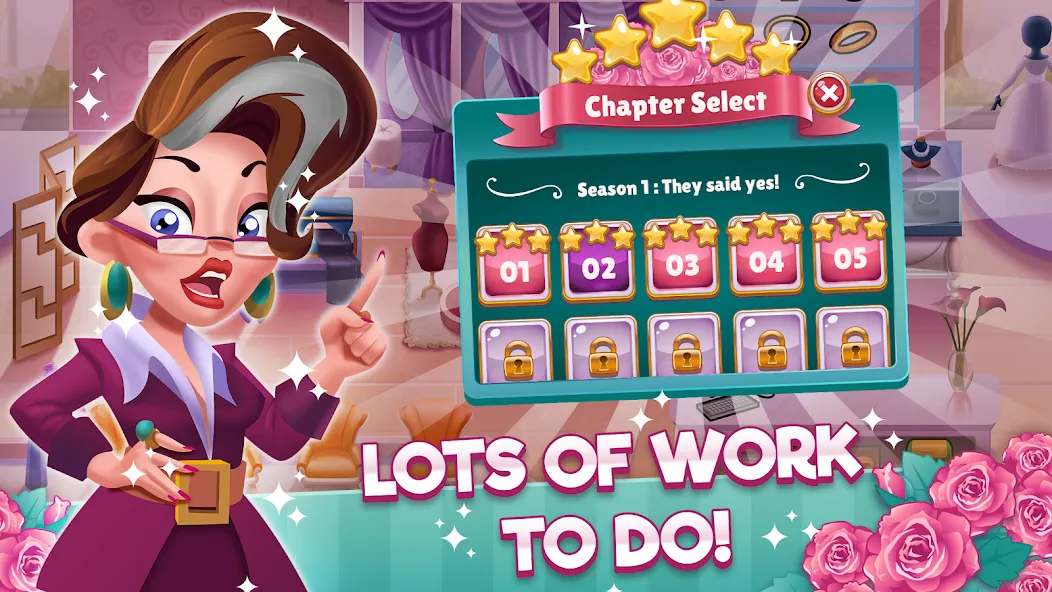 Wedding Salon Dash Bridal Shop (Свадебный салон Дэш Бутик невест) [МОД Много денег] Screenshot 4