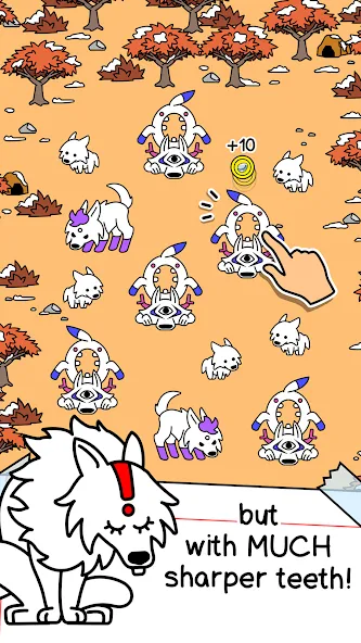 Wolf Evolution: Merge Wild Dog (Вульф Эволюшн) [МОД Все открыто] Screenshot 2