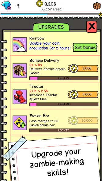 Zombie Evolution: Idle Game (Зомби Эволюция) [МОД Mega Pack] Screenshot 4