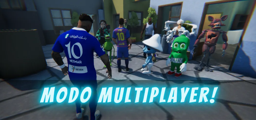 Nextbots Memes BR: Online/MP (Некстботс Мемес БР) [МОД Бесконечные деньги] Screenshot 1