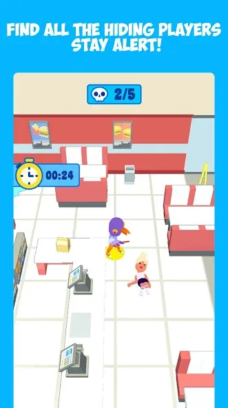 A4 Hide and Seek [МОД Бесконечные монеты] Screenshot 2