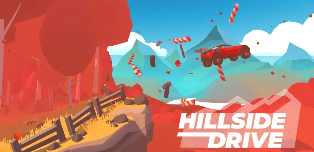 Hillside Drive: car racing (Хиллсайд Драйв Рейсинг) [МОД Unlocked] Screenshot 1