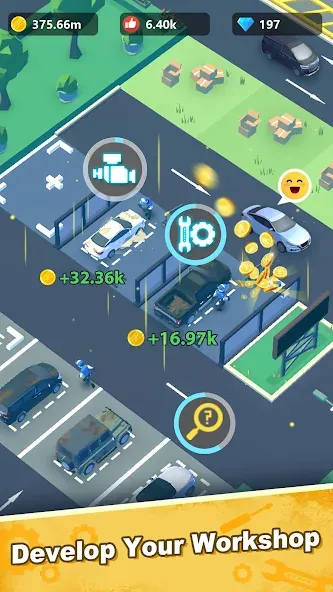 Car Mechanic Tycoon (Кар Механик Тайкун) [МОД Бесконечные монеты] Screenshot 3