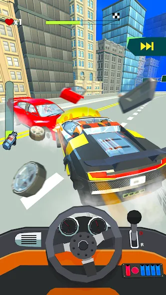 Crazy Rush 3D: Race Master (Крейзи Раш 3Д) [МОД Много денег] Screenshot 2