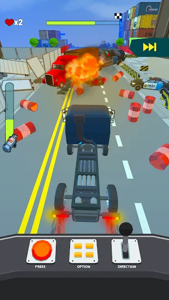 Crazy Rush 3D: Race Master (Крейзи Раш 3Д) [МОД Много денег] Screenshot 3