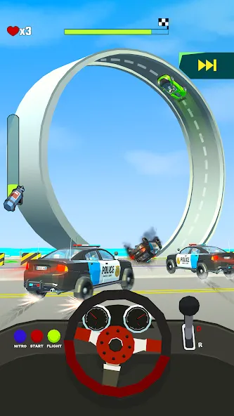 Crazy Rush 3D: Race Master (Крейзи Раш 3Д) [МОД Много денег] Screenshot 4