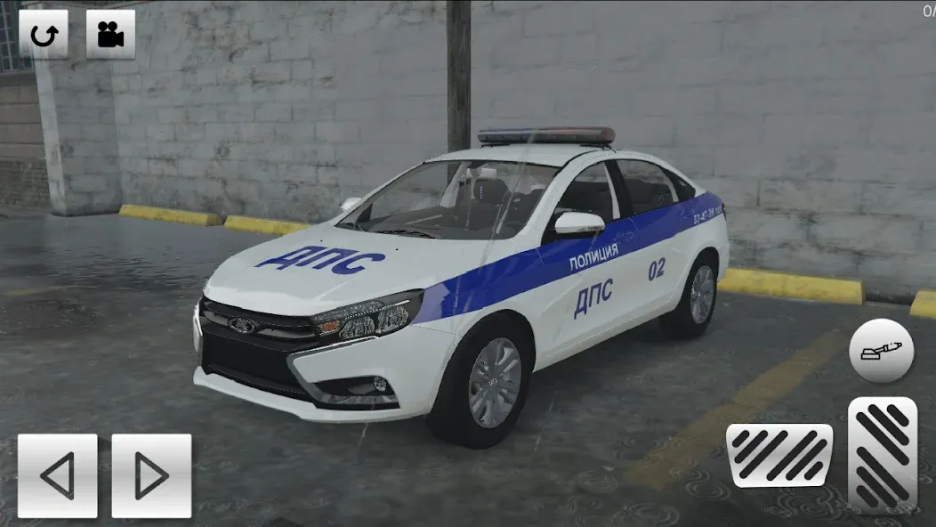 Полицейские гонки: ЛАДА Веста [МОД Много монет] Screenshot 3
