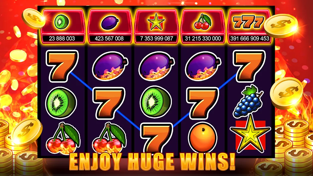 Slots 777 - Slot Machine Games [МОД Много денег] Screenshot 2
