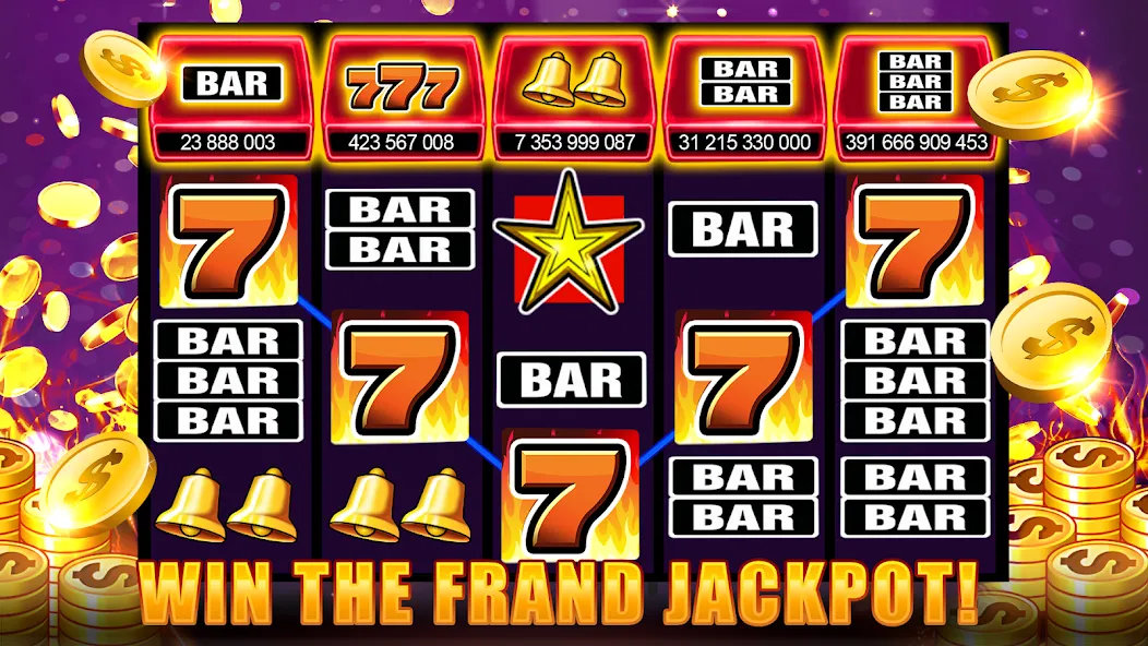 Slots 777 - Slot Machine Games [МОД Много денег] Screenshot 3