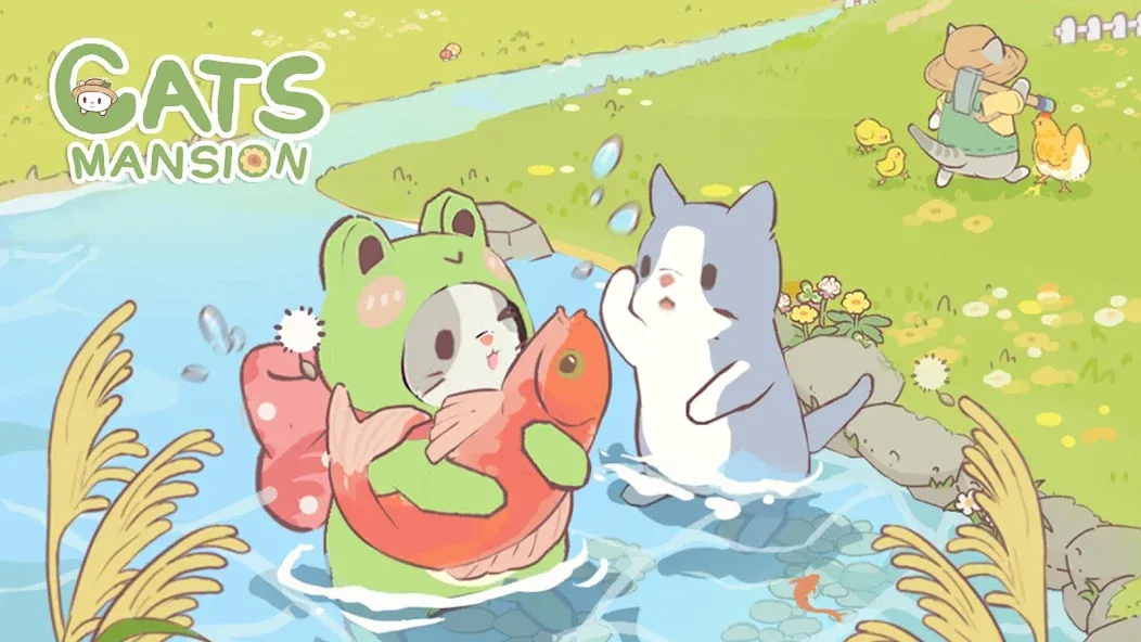 Cats Mansion: Cat Games (Кэтс Мэншн) [МОД Unlocked] Screenshot 1