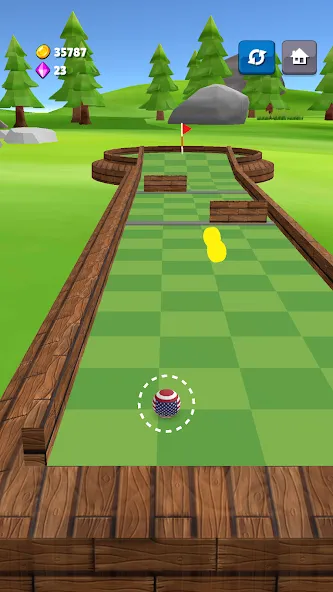 Mini Golf Game - Putt Putt 3D (Мини Гольф Челлендж) [МОД Menu] Screenshot 1
