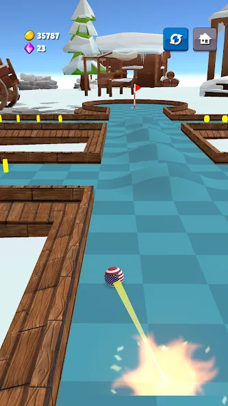 Mini Golf Game - Putt Putt 3D (Мини Гольф Челлендж) [МОД Menu] Screenshot 3