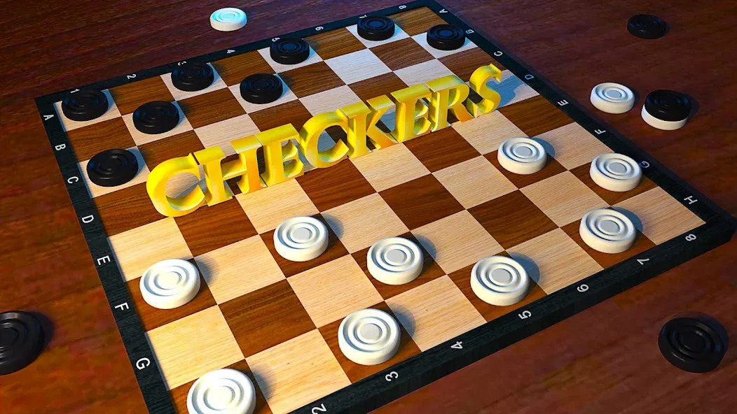 Checkers: Checkers Online- Dam [МОД Бесконечные монеты] Screenshot 1