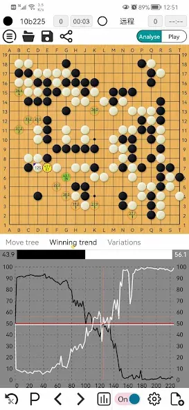 AhQ Go - Strongest Go Game AI (АхКу Го) [МОД Бесконечные деньги] Screenshot 3