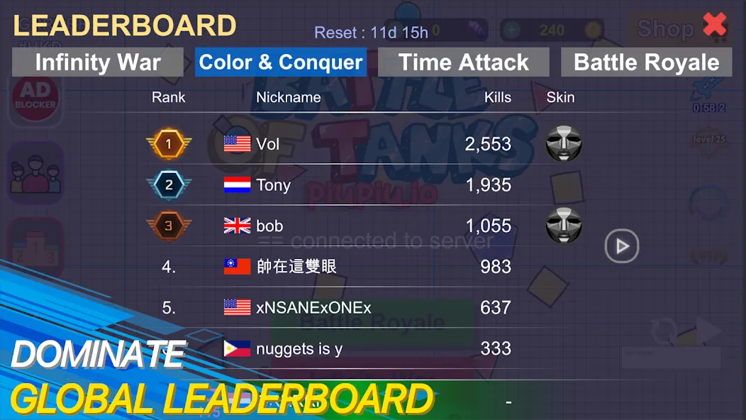 tank io games - piupiu.io [МОД Все открыто] Screenshot 3
