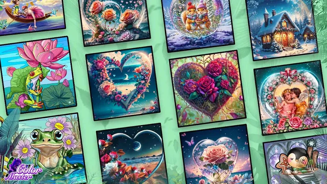 Color Master - Color by Number (Колор Мастер Про) [МОД Много монет] Screenshot 1