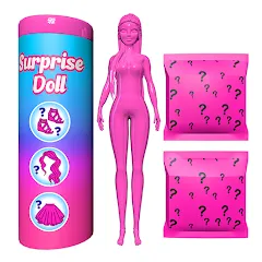Взлом Color Reveal Suprise Doll Game (Цветной сюрпризный кукольный игровой набор)  [МОД Меню]