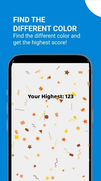 Color Blind Test Game [МОД Бесконечные монеты] Screenshot 2