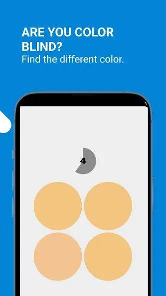 Color Blind Test Game [МОД Бесконечные монеты] Screenshot 5