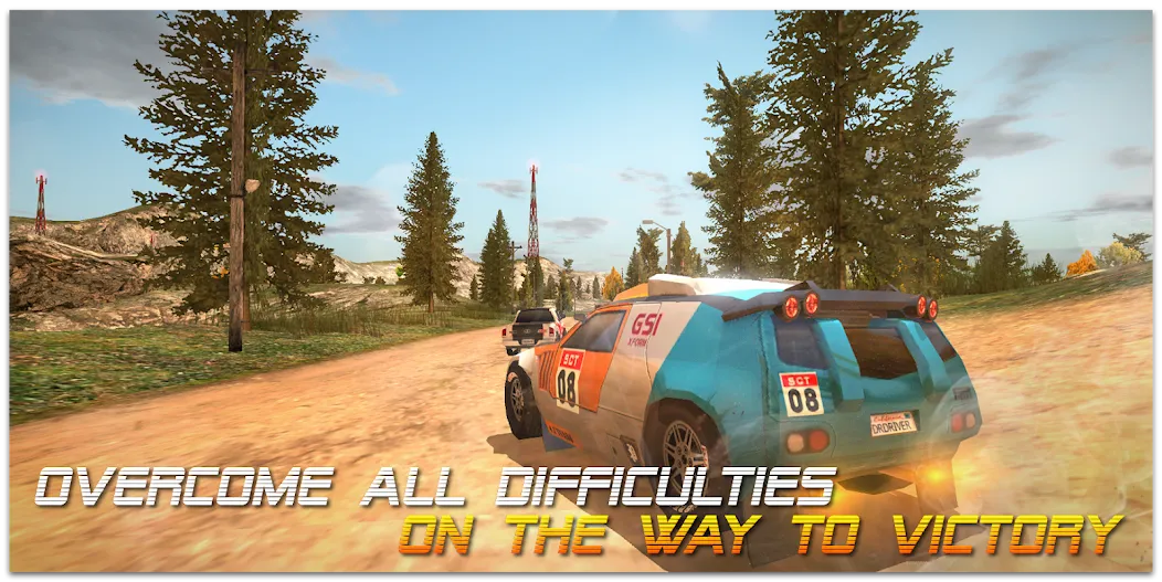Xtreme Rally Driver HD (Экстримальный Ралли Пилот ) [МОД Бесконечные монеты] Screenshot 3
