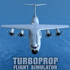 Скачать взломанную Turboprop Flight Simulator (Турбовинтовой симулятор полета 3D)  [МОД Unlocked]