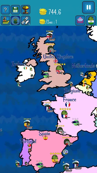 Dictators : No Peace (Диктаторс) [МОД Много денег] Screenshot 2