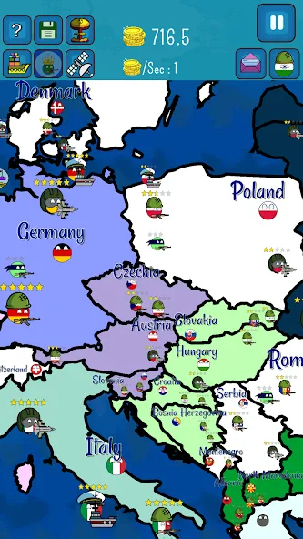 Dictators : No Peace (Диктаторс) [МОД Много денег] Screenshot 3