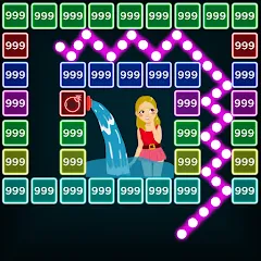 Скачать взлом Brick Breaker - Neon Bricks  [МОД Mega Pack]