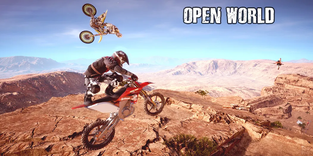 Dirt MX Bikes KTM Motocross 3D (Дирт МХ Байкс КТМ Мотокросс 3Д) [МОД Все открыто] Screenshot 1