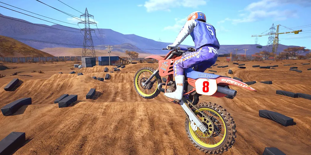 Dirt MX Bikes KTM Motocross 3D (Дирт МХ Байкс КТМ Мотокросс 3Д) [МОД Все открыто] Screenshot 3