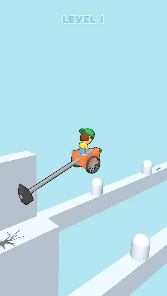 Hammer Race 3D (Хаммер Рейс 3D) [МОД Unlocked] Screenshot 4