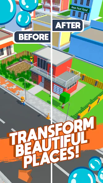 Cleaning Idle (Клининг Айдл) [МОД Menu] Screenshot 2