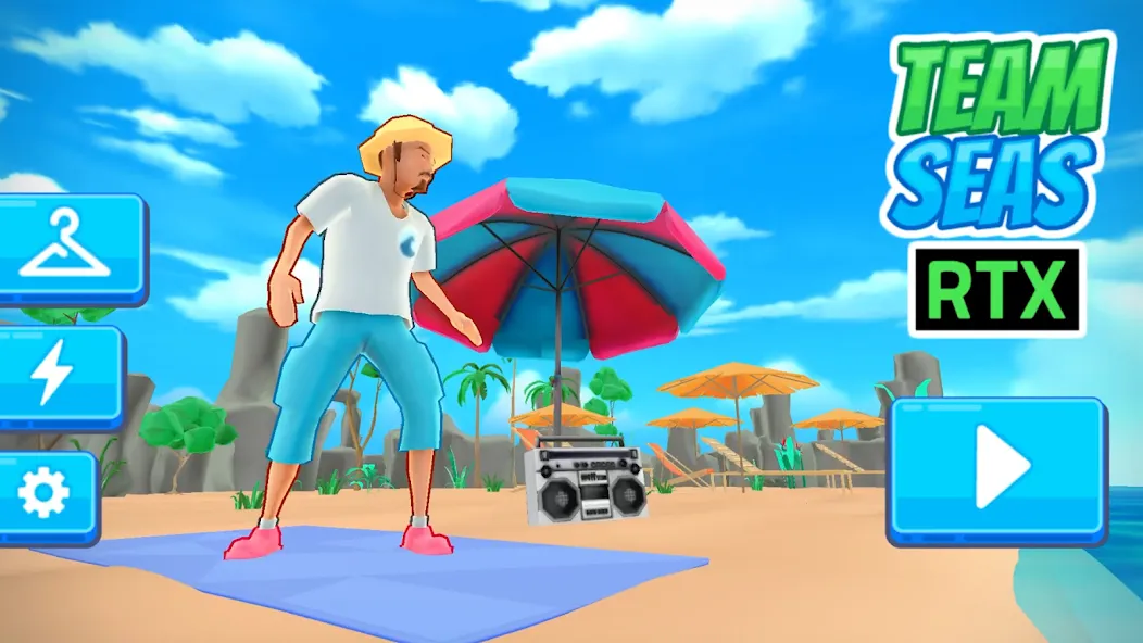 Team Seas RTX (МистерБист ТимСис РТХ) [МОД Бесконечные монеты] Screenshot 1