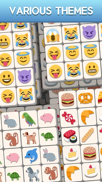 Tile Match Emoji -Triple Tile (Тил Матч Эмоджи) [МОД Menu] Screenshot 4