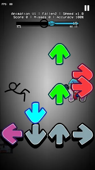 Beat Fight Stickman Full Week (Анимация 1 Полный Мод) [МОД Бесконечные монеты] Screenshot 5