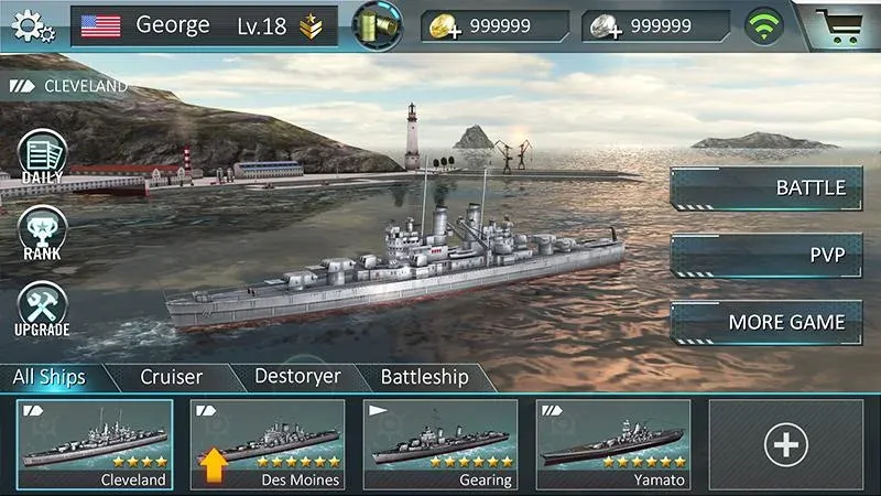 Warship Attack 3D [МОД Все открыто] Screenshot 5
