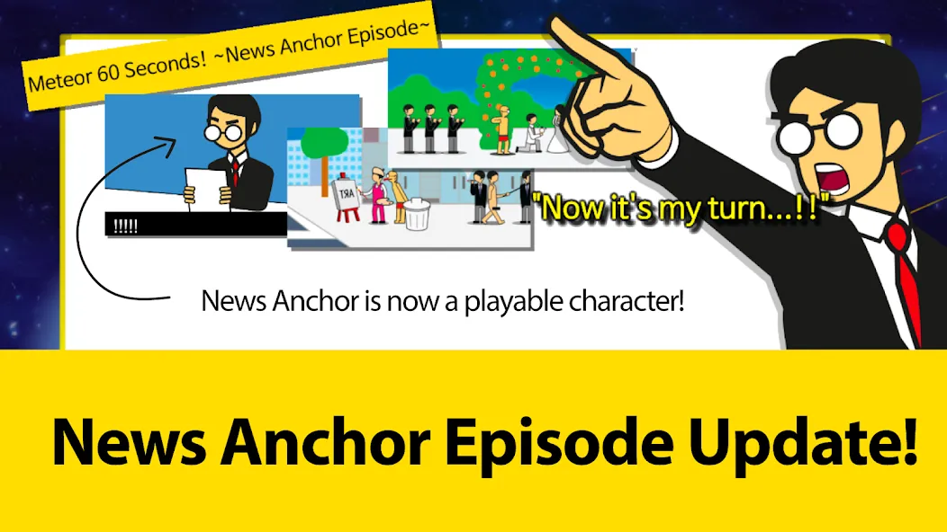 Meteor 60 seconds! [МОД Menu] Screenshot 1