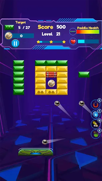 Brick Breaker- Bricks 3d Game (Бриксандболл) [МОД Unlocked] Screenshot 2