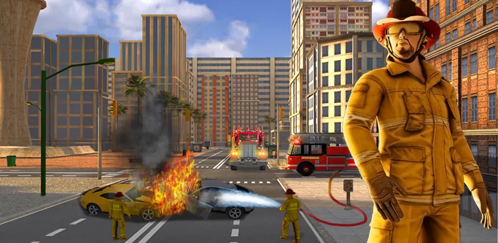 Real Firefighter 3D Simulator (Реальный Пожарник 3D Симулятор) [МОД Mega Pack] Screenshot 2
