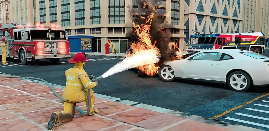 Real Firefighter 3D Simulator (Реальный Пожарник 3D Симулятор) [МОД Mega Pack] Screenshot 5