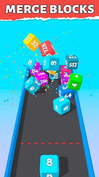 Bounce Merge 2048 Join Numbers [МОД Меню] Screenshot 2