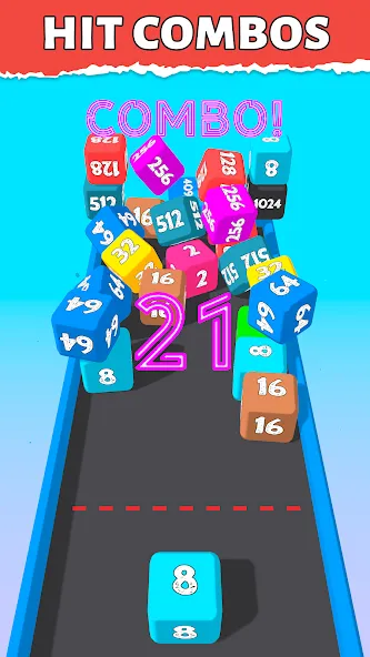 Bounce Merge 2048 Join Numbers [МОД Меню] Screenshot 5